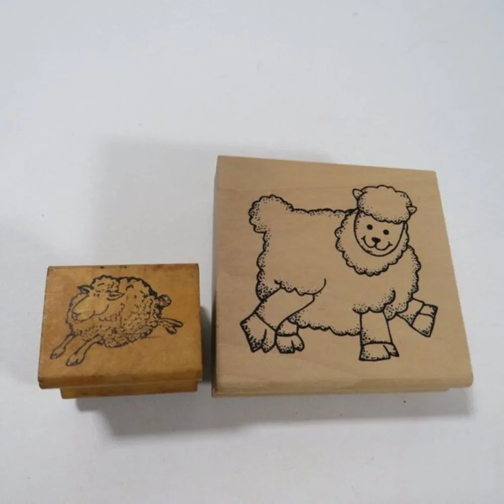 Rubber Stamps sheep rubber